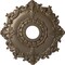 Ekena Millwork Riley Ceiling Medallion (Fits Canopies up to 4 5/8"), 18"OD x 3 1/2"ID x 1 1/2"P, Warm Silver CM18RLWSS - alternate 1